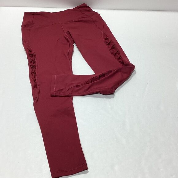 Victoria Sport Burgundy Leggings Knockout By Victoria’s Secret M - Picture 1 of 14